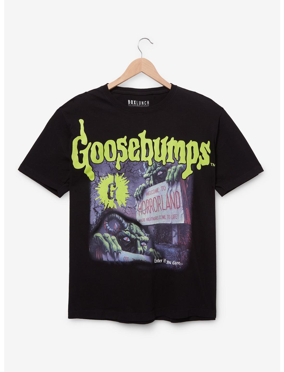 Goosebumps Welcome to Horrorland T-Shirt — BoxLunch Exclusive, BLACK, hi-res
