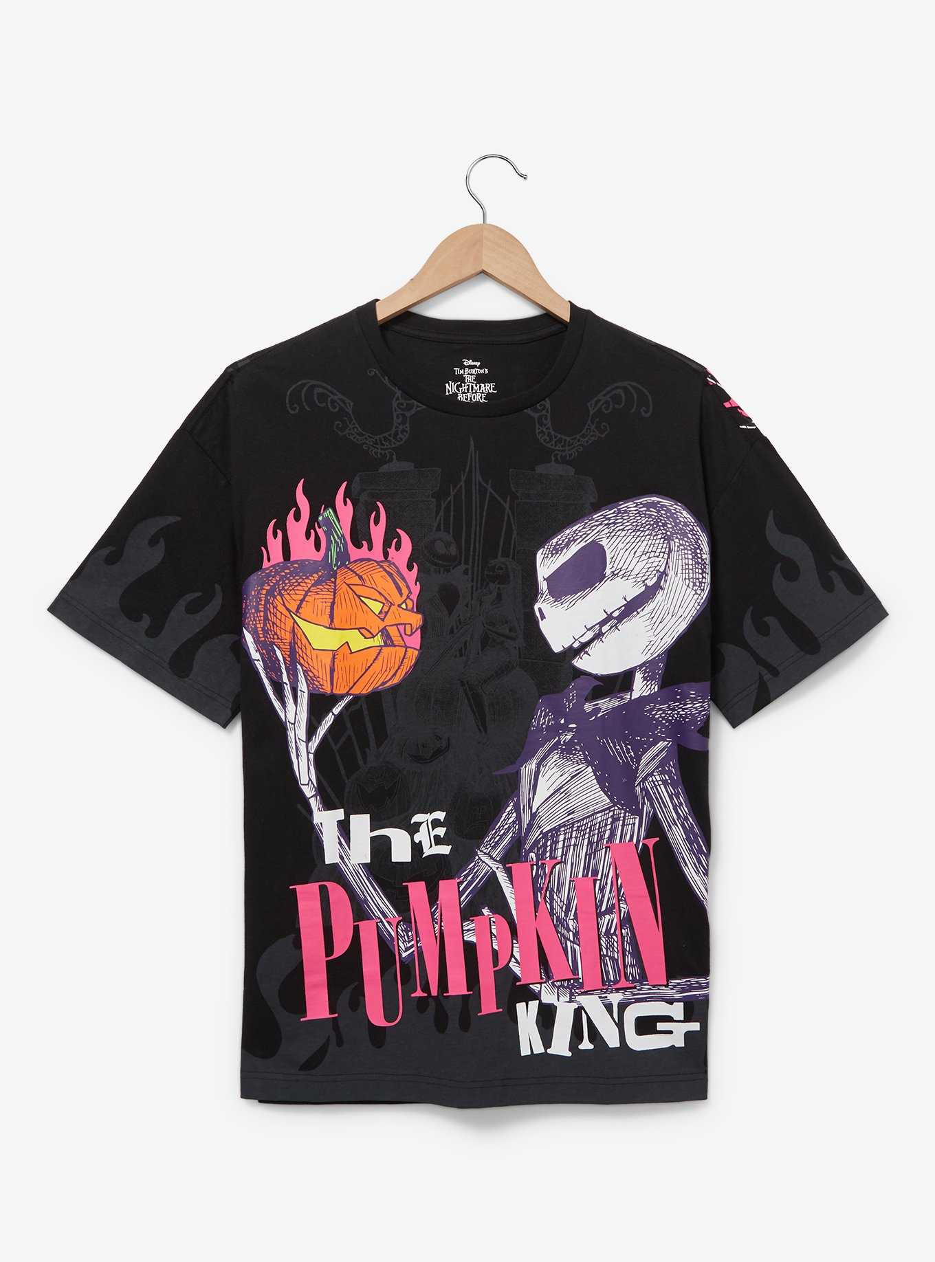 Disney The Nightmare Before Christmas Jack Skellington Pumpkin King T-Shirt - BoxLunch Exclusive, , hi-res
