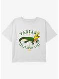 Marvel Loki Variant Alligator Marvel Loki Youth Girls Boxy Crop T-Shirt, WHITE, hi-res