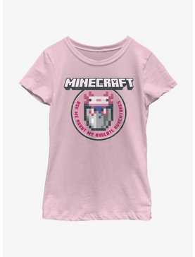 Minecraft Axolotl Adventures Youth Girls T-Shirt, , hi-res