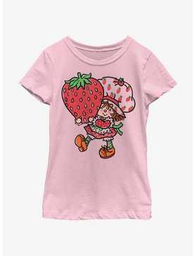 Strawberry Shortcake Big Strawberry Youth Girls T-Shirt, , hi-res