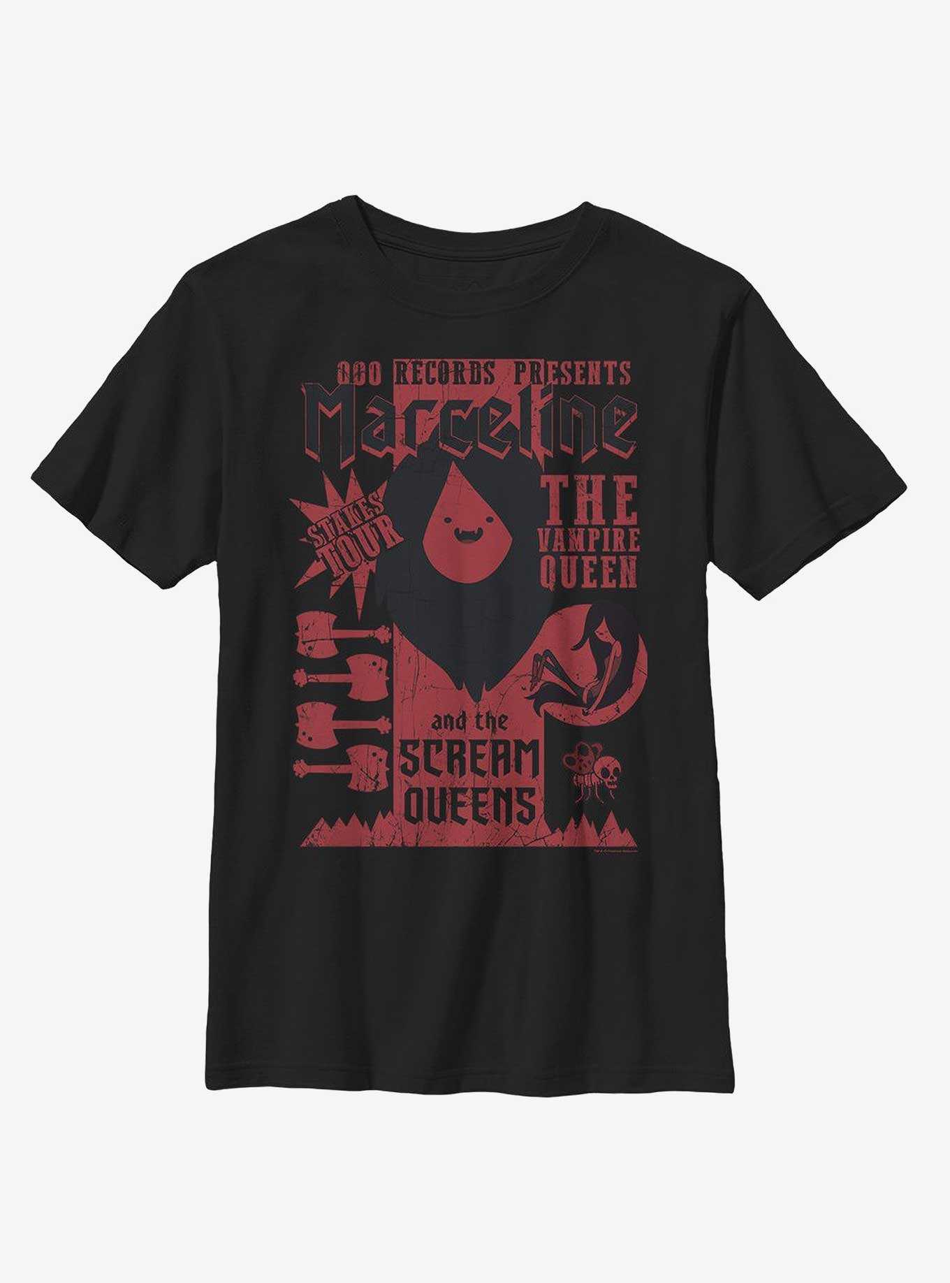 Adventure Time Marceline Scream Queens Stakes Tour Youth T-Shirt, , hi-res