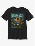 Scooby Doo Mystery Poster Youth T-Shirt, BLACK, hi-res
