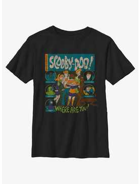 Scooby Doo Mystery Poster Youth T-Shirt, , hi-res