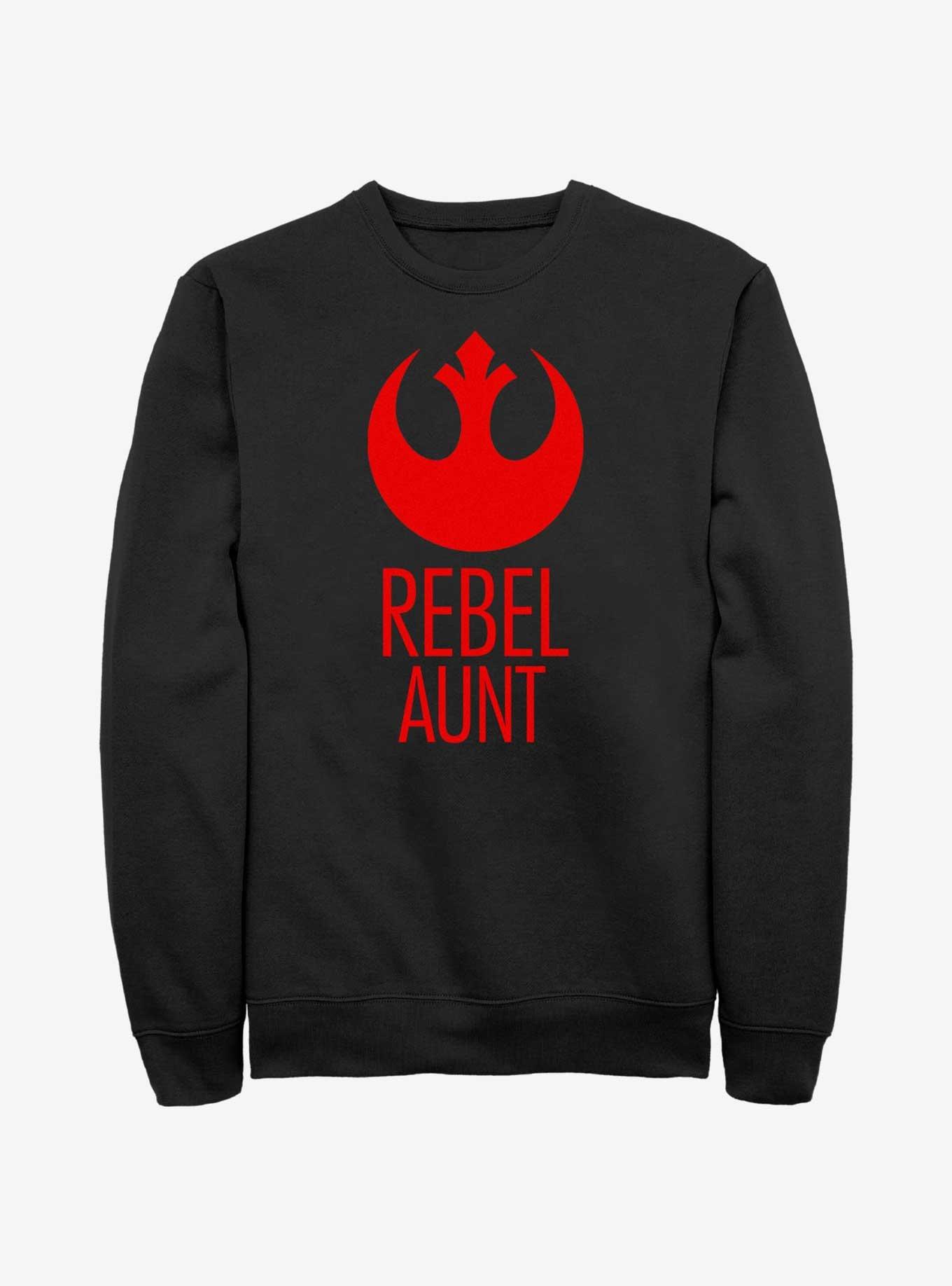 Star Wars Rebel Aunt Sweatshirt, BLACK, hi-res