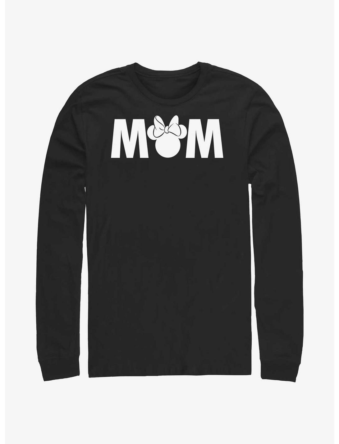 Disney Mickey Mouse Minnie Mom Long-Sleeve T-Shirt, BLACK, hi-res