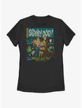 Scooby Doo Mystery Poster Womens T-Shirt, BLACK, hi-res