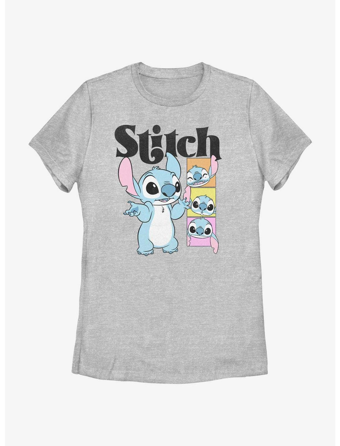 Disney Lilo & Stitch Stitch Poses Womens T-Shirt, ATH HTR, hi-res