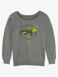 Marvel Loki Variant Alligator Marvel Loki Womens Slouchy Sweatshirt, GRAY HTR, hi-res