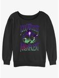 Disney Villains Hope Your Birthday Is Maleficent Womens Slouchy Sweatshirt, BLACK, hi-res