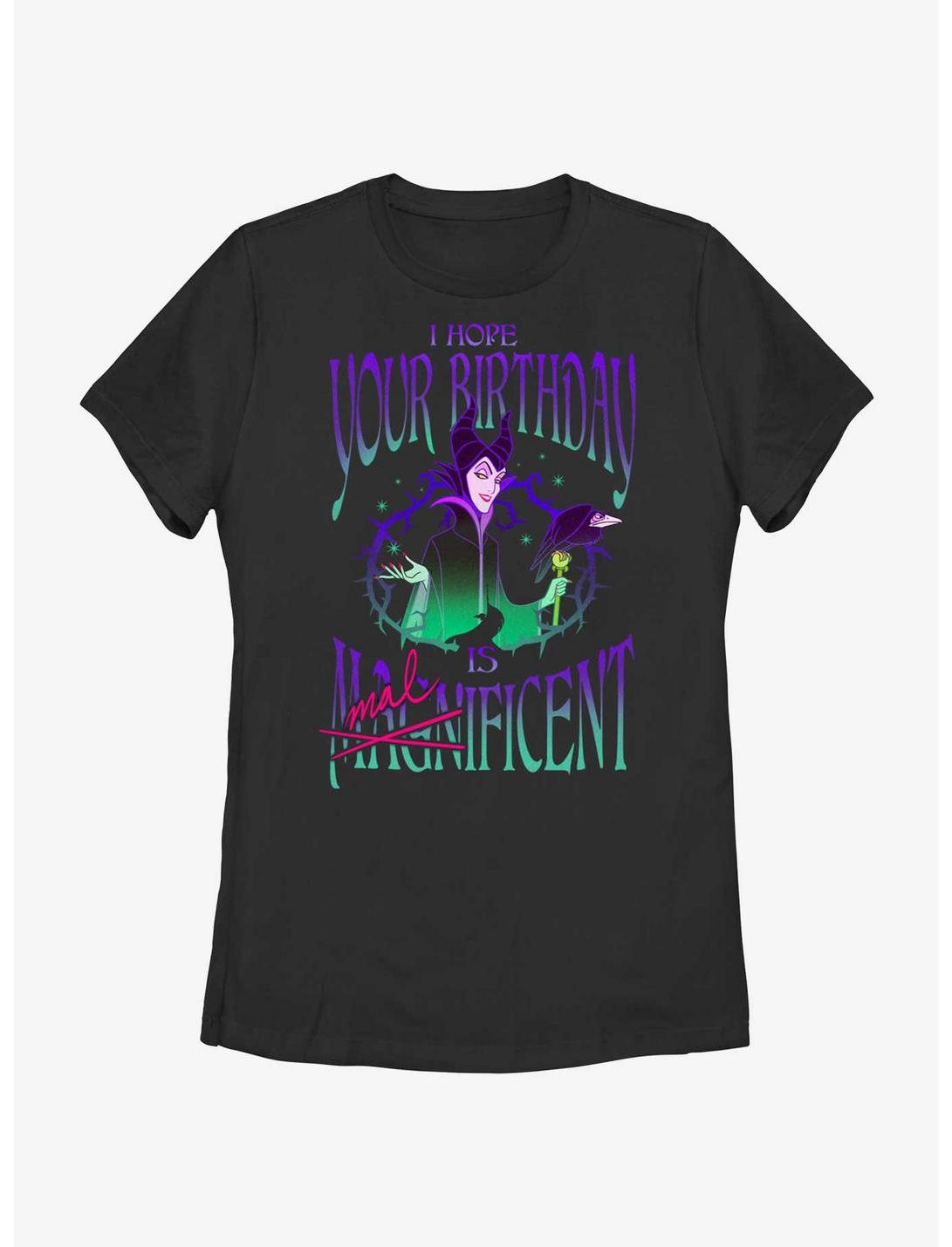 Disney Villains Hope Your Birthday Is Maleficent Womens T-Shirt, BLACK, hi-res
