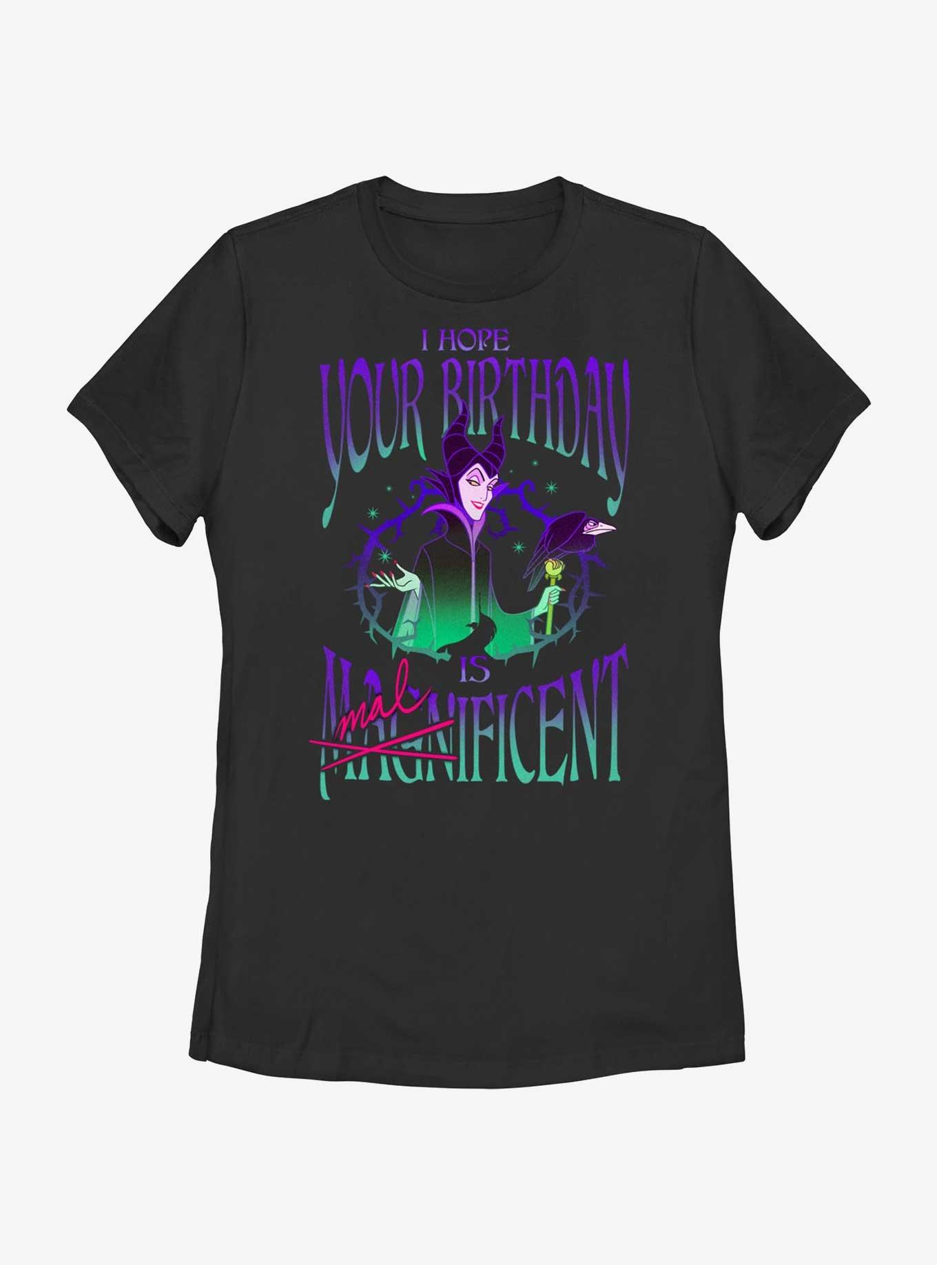 Disney Villains Hope Your Birthday Is Maleficent Womens T-Shirt, BLACK, hi-res