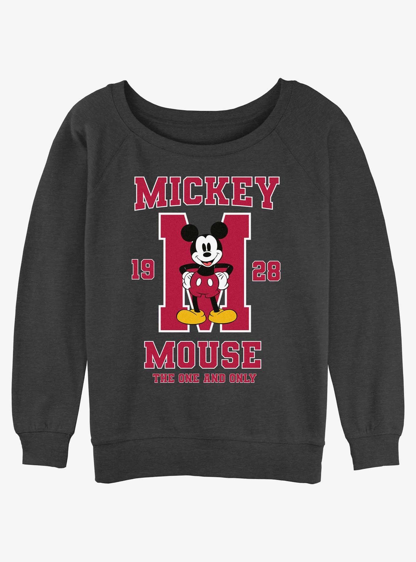 Disney Mickey Mouse The One And Only Womens Slouchy Sweatshirt, , hi-res