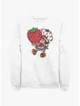 Strawberry Shortcake Big Strawberry Sweatshirt, WHITE, hi-res