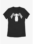 Marvel Spider-Man Symbiote Spider-Man Logo Womens T-Shirt, BLACK, hi-res