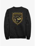 Harry Potter Hufflepuff House Crest Sweatshirt, BLACK, hi-res