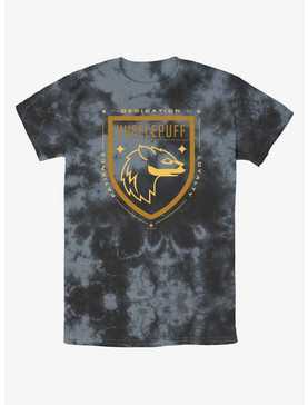 Harry Potter Hufflepuff House Crest Tie-Dye T-Shirt, , hi-res
