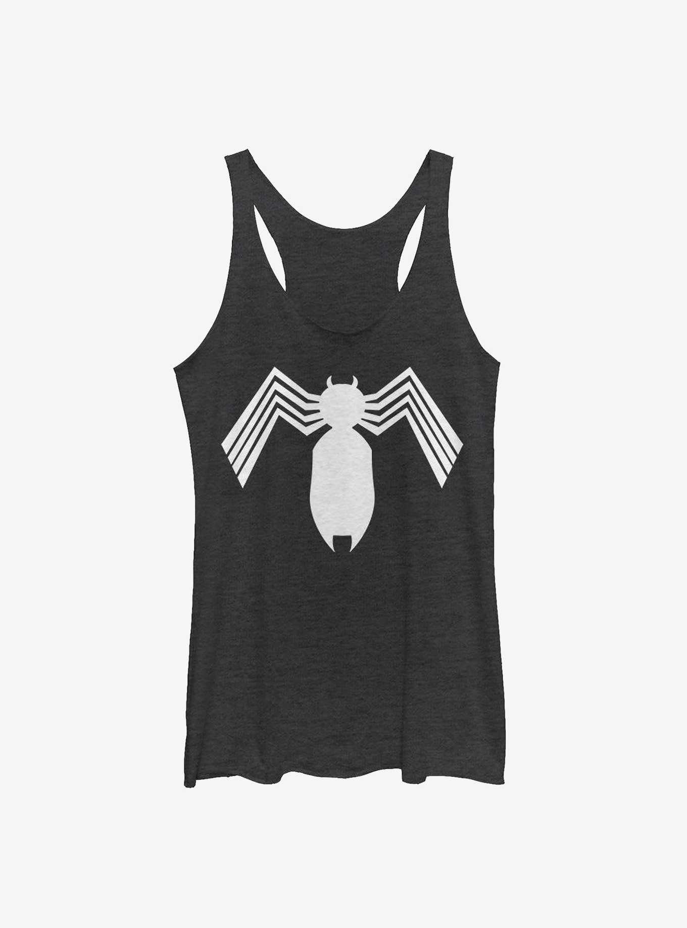 Marvel Spider-Man Symbiote Spider-Man Logo Womens Tank Top, , hi-res