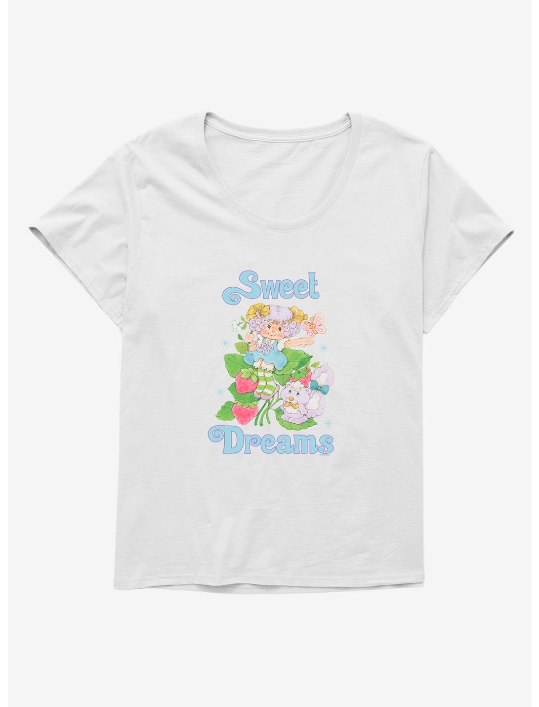 Strawberry Shortcake Sweet Dreams Womens T-Shirt Plus Size, WHITE, hi-res