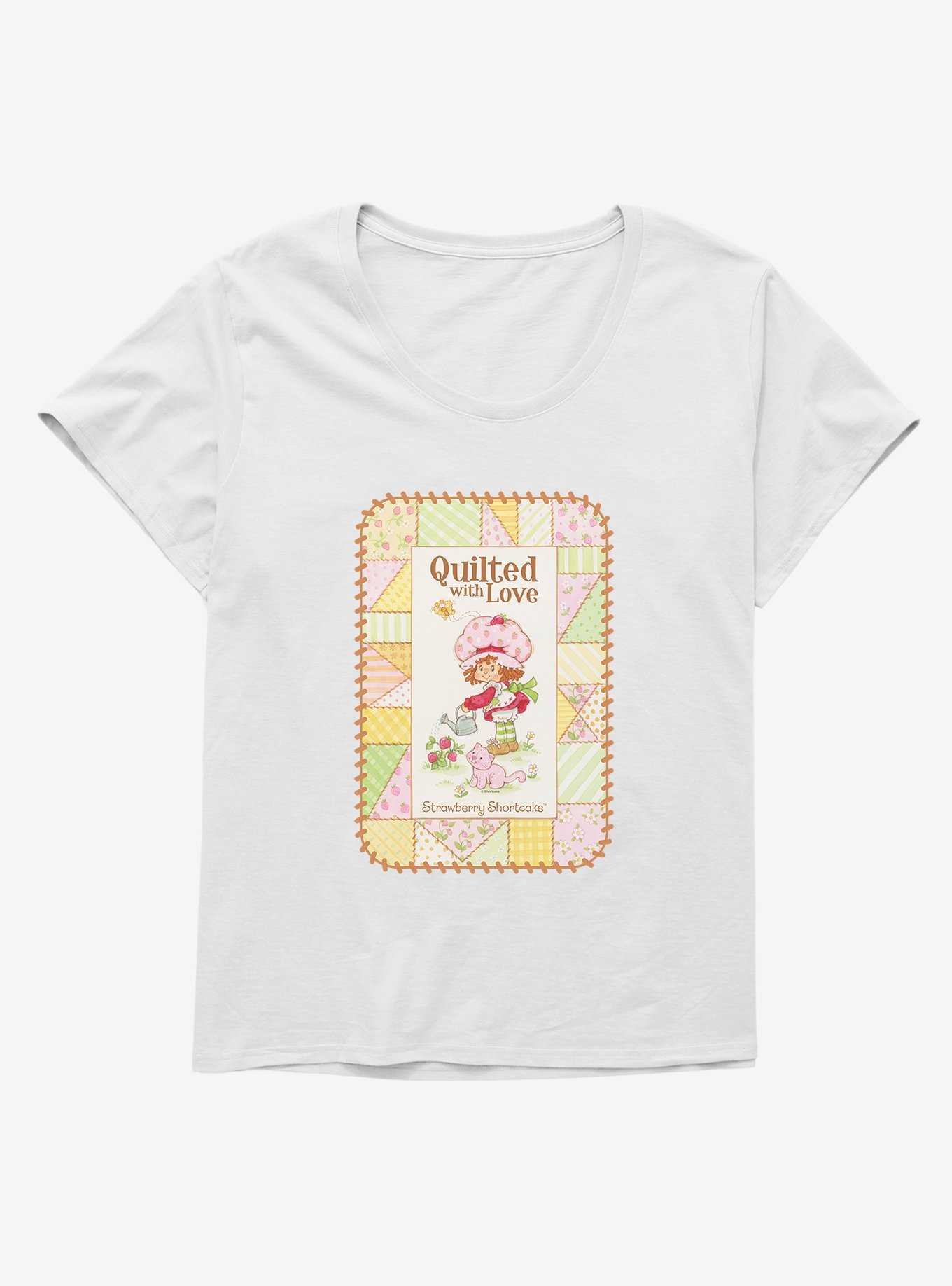 Strawberry Shortcake Quilted With Love Womens T-Shirt Plus Size, , hi-res