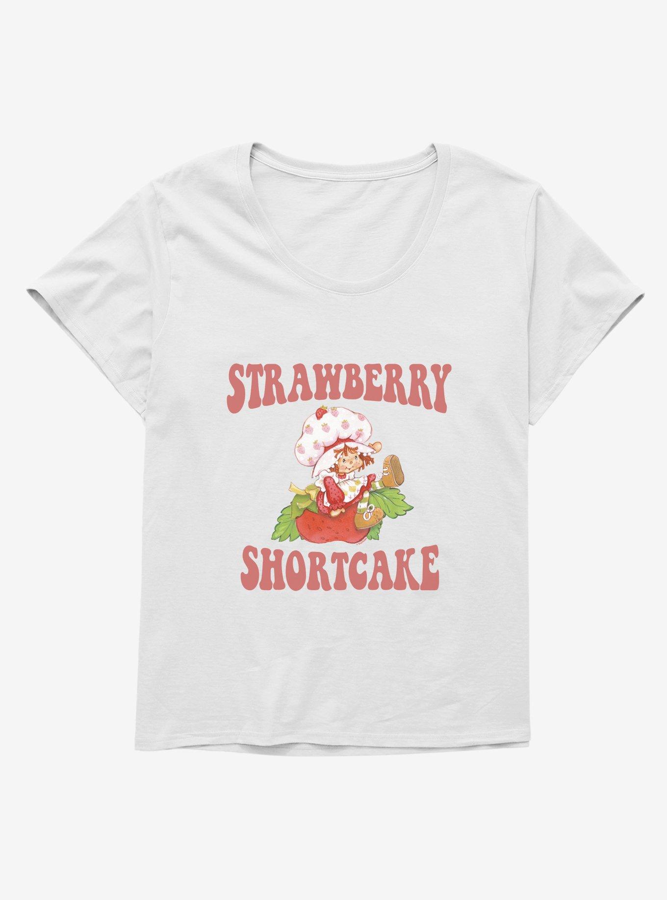 Strawberry Shortcake Strawberry Cutie Womens T-Shirt Plus Size, WHITE, hi-res