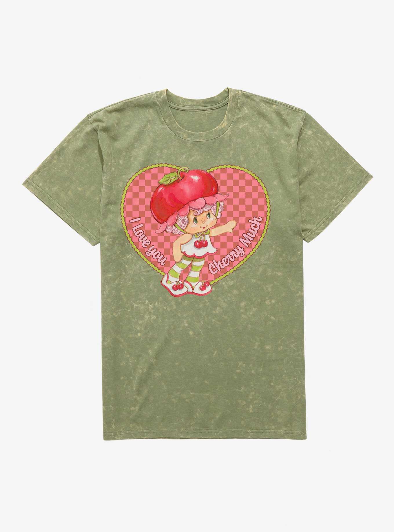 Strawberry Shortcake I Love You Cherry Much Mineral Wash T-Shirt, , hi-res