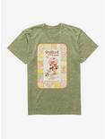 Strawberry Shortcake Quilted With Love Mineral Wash T-Shirt, MILITARY GREEN MINERAL WASH, hi-res