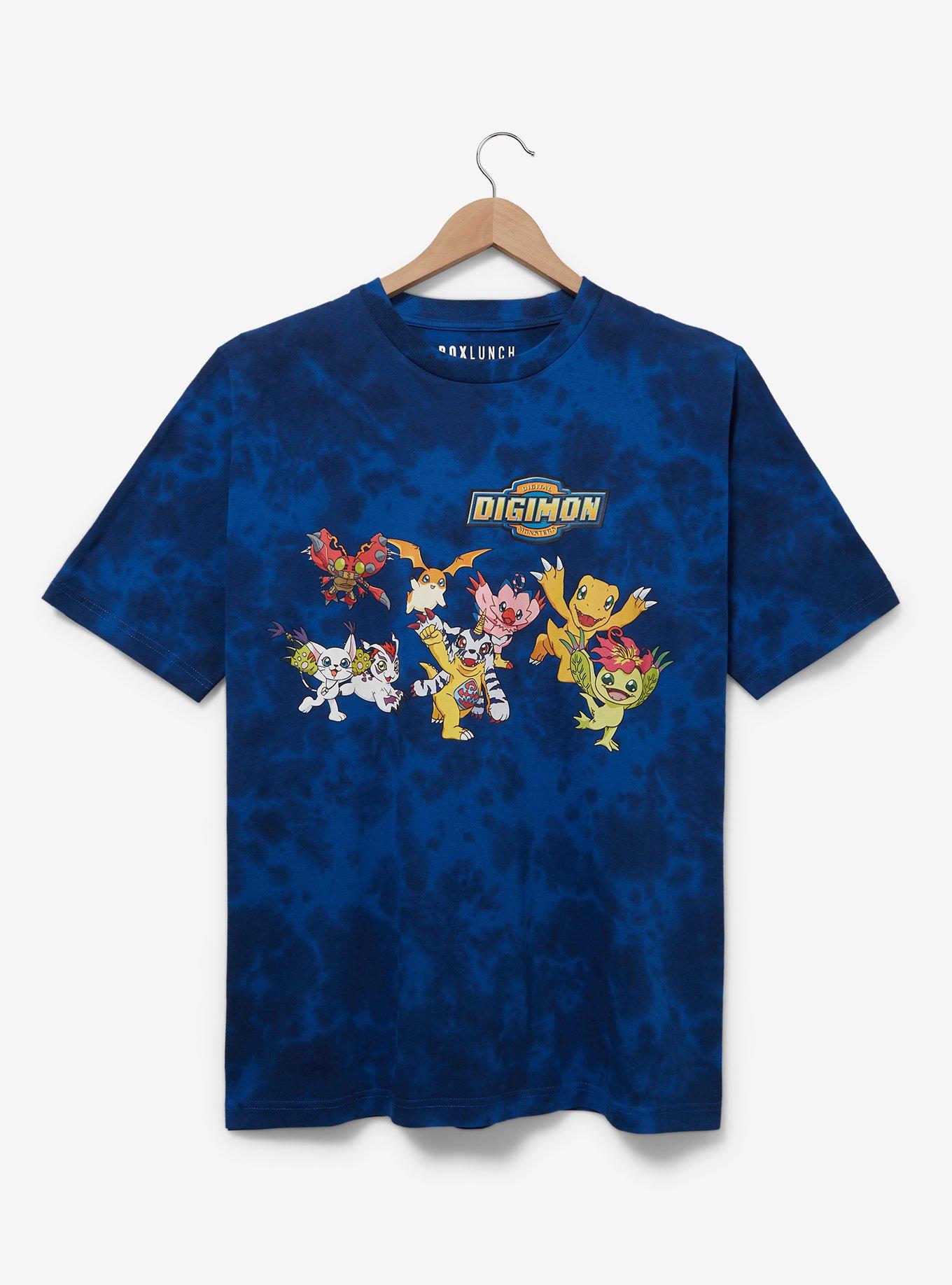 Digimon Group Portrait Tie-Dye T-Shirt - BoxLunch Exclusive, , hi-res