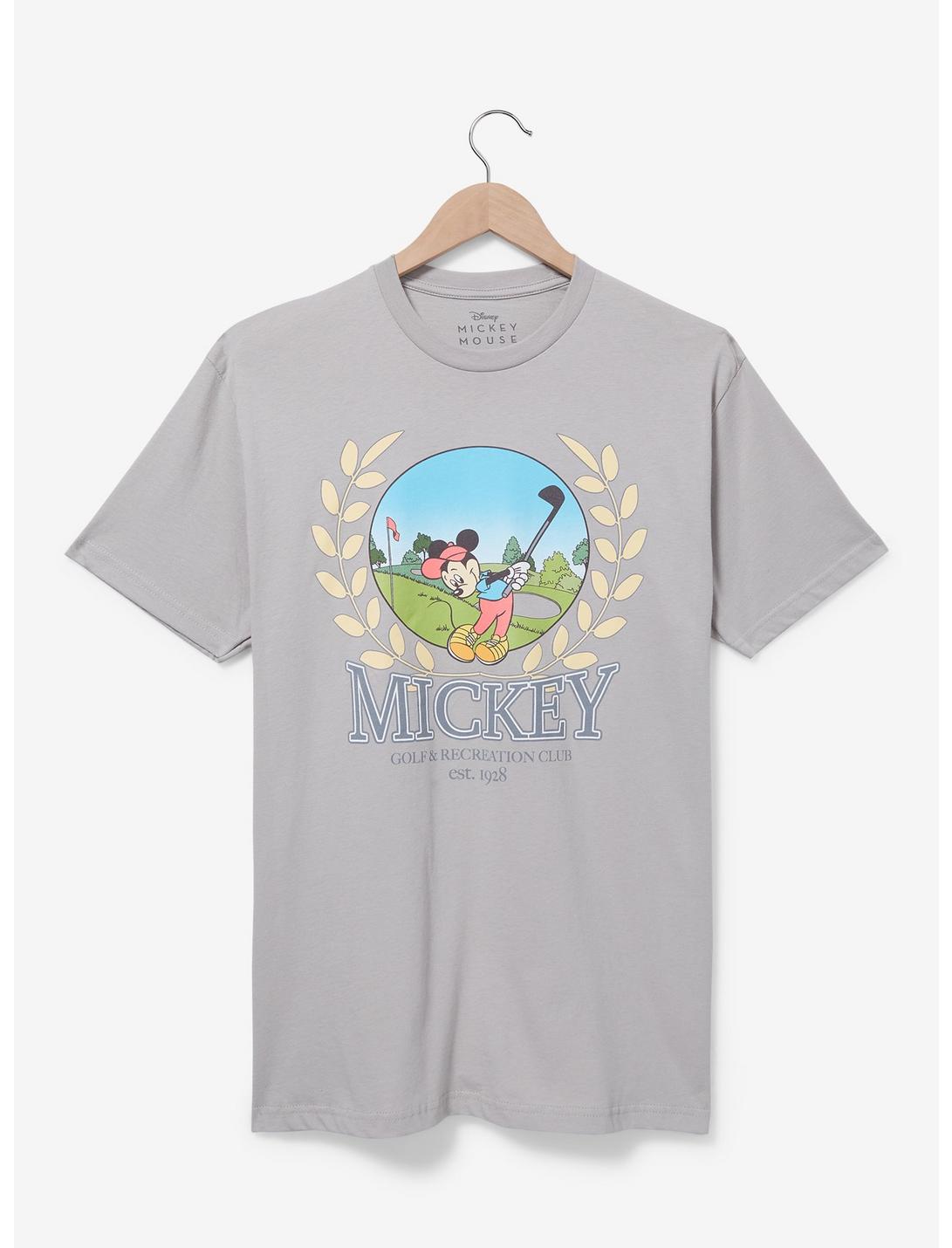 Disney Mickey Mouse Golf and Recreation T-Shirt — BoxLunch Exclusive, STONE, hi-res