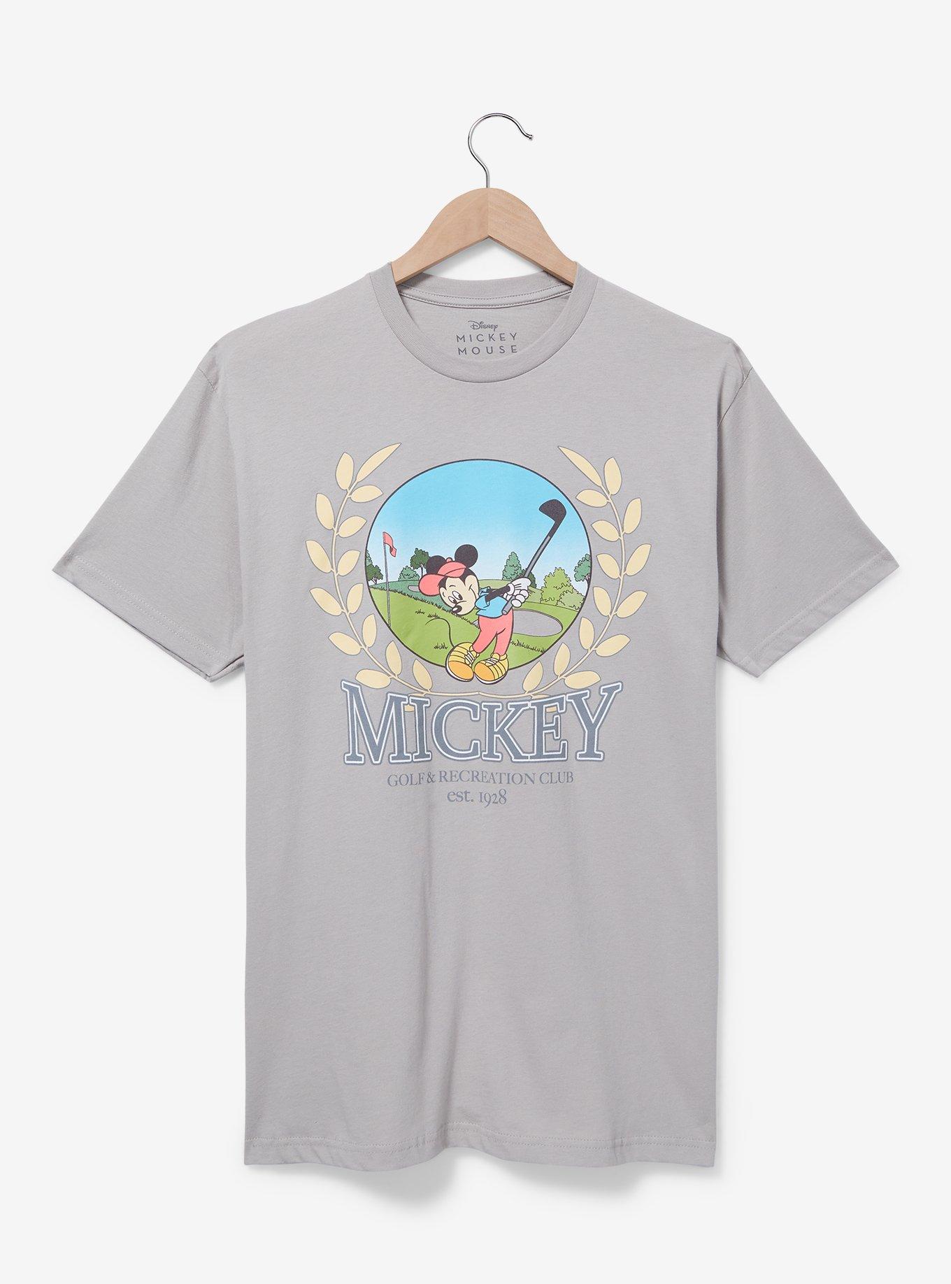 Disney Mickey Mouse Golf and Recreation T-Shirt — BoxLunch Exclusive, STONE, hi-res
