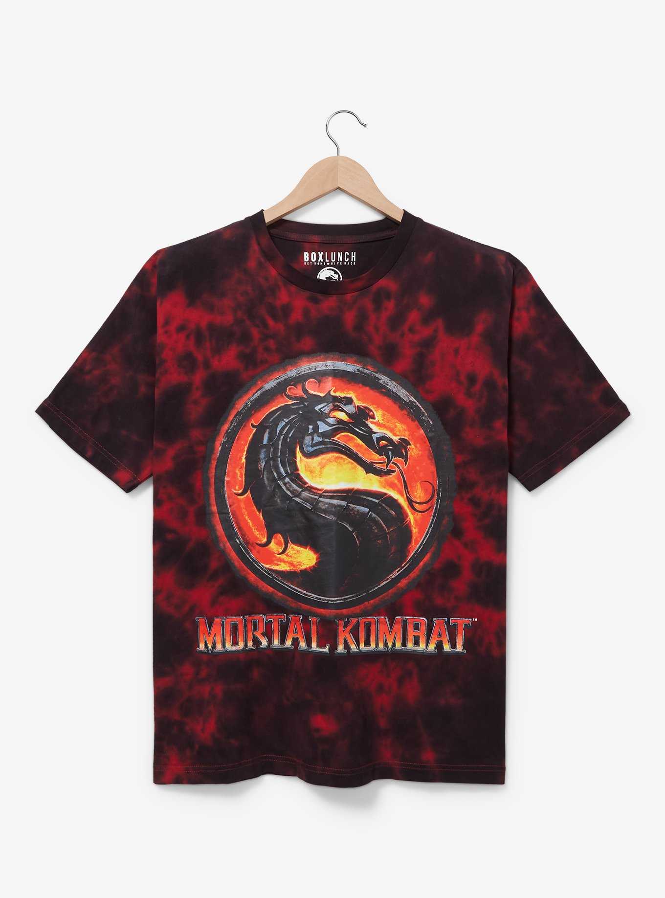 Mortal Kombat Emblem Tie-Dye T-Shirt — BoxLunch Exclusive, , hi-res