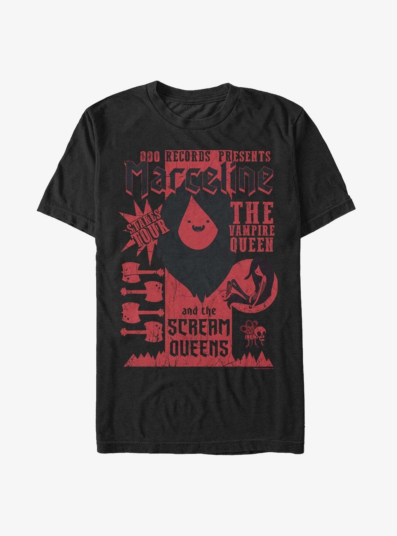 Adventure Time Marceline Scream Queens Stakes Tour T-Shirt, BLACK, hi-res