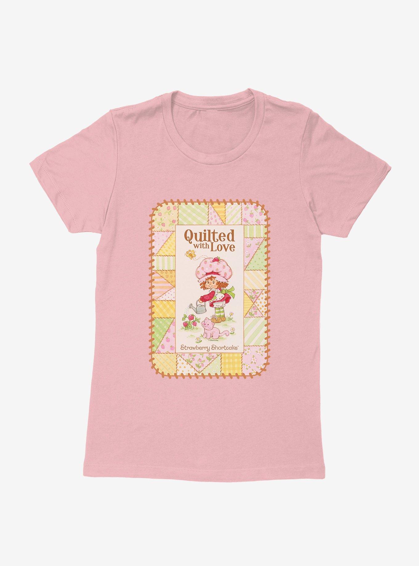 Strawberry Shortcake Quilted With Love Womens T-Shirt, , hi-res