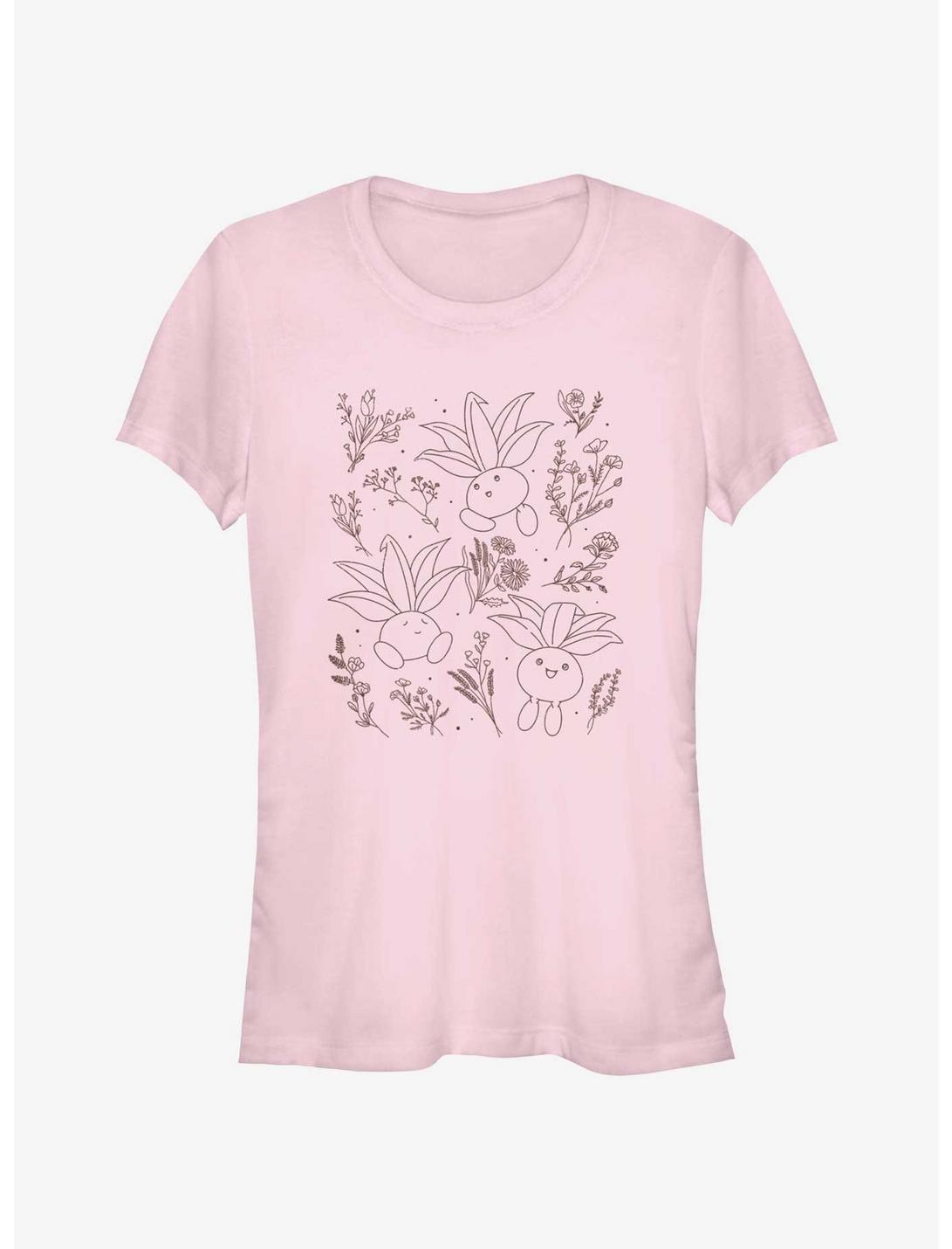 Pokemon Oddish Forest Flowers Girls T-Shirt, LIGHT PINK, hi-res