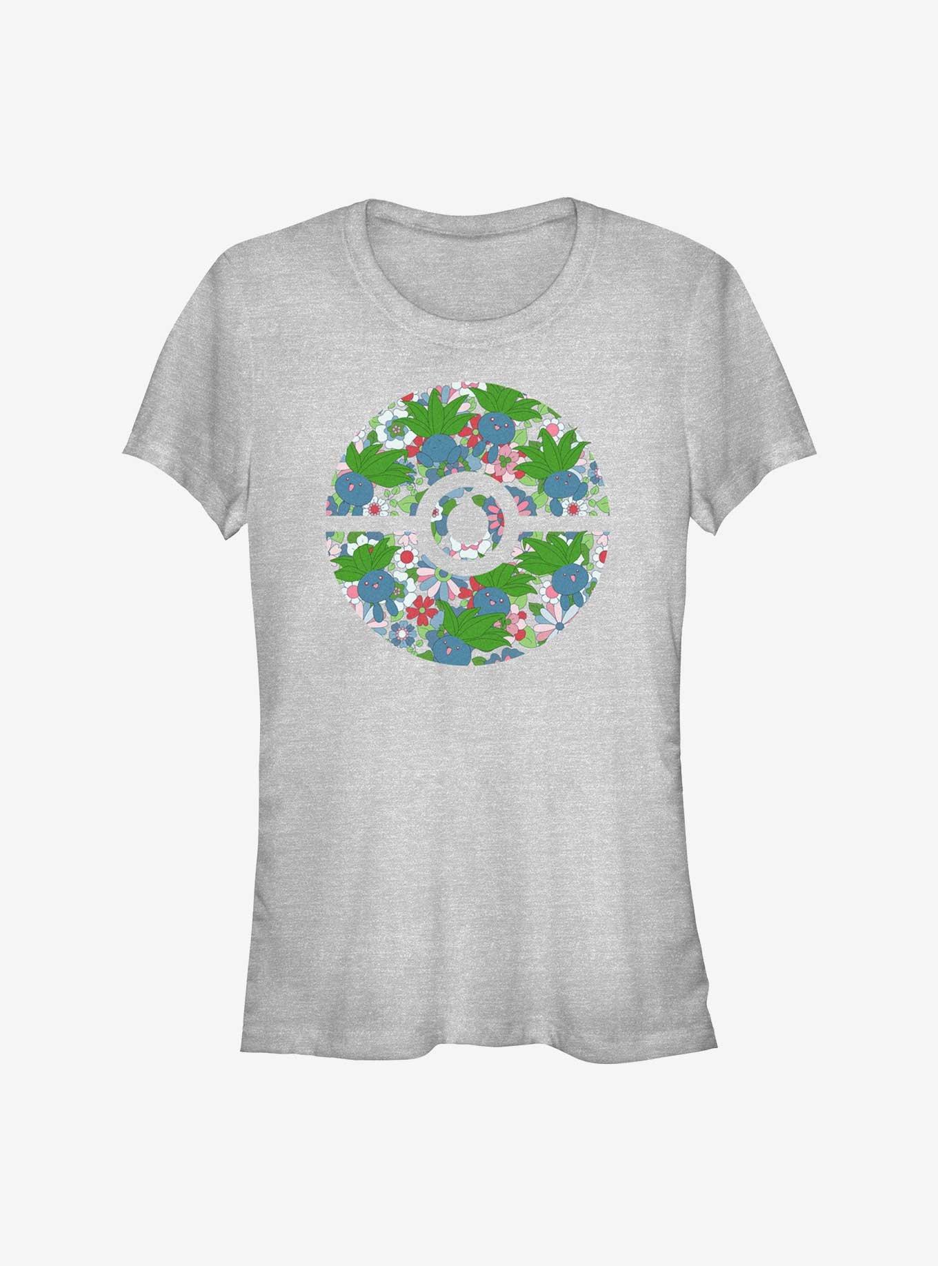 Pokemon Oddish Pokeball Logo Girls T-Shirt, , hi-res
