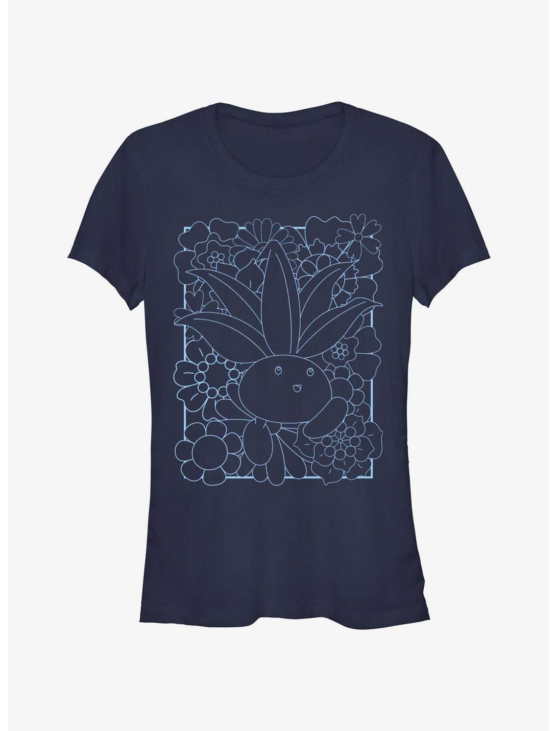 Pokemon Oddish Flower Box Girls T-Shirt, NAVY, hi-res