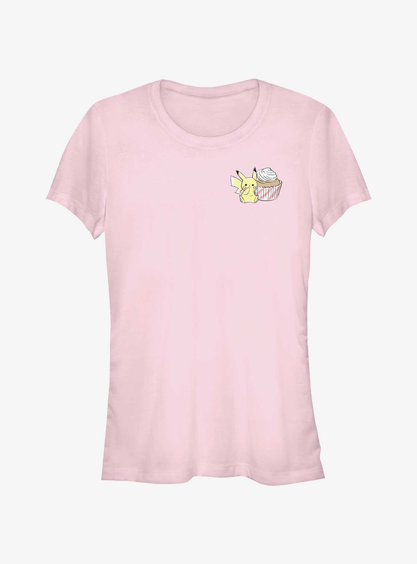 Pokemon Chibi Pikachu Cupcake Girls T-Shirt, , hi-res