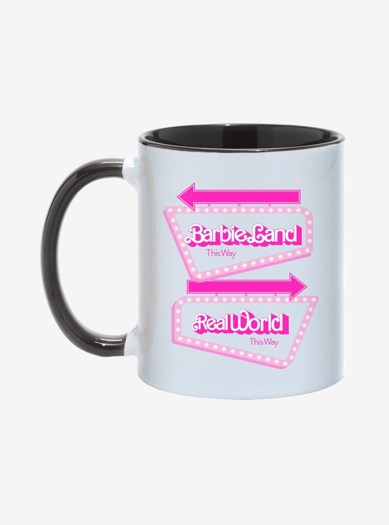 Barbie Barbieland Real World Signs Mug 11oz, , hi-res