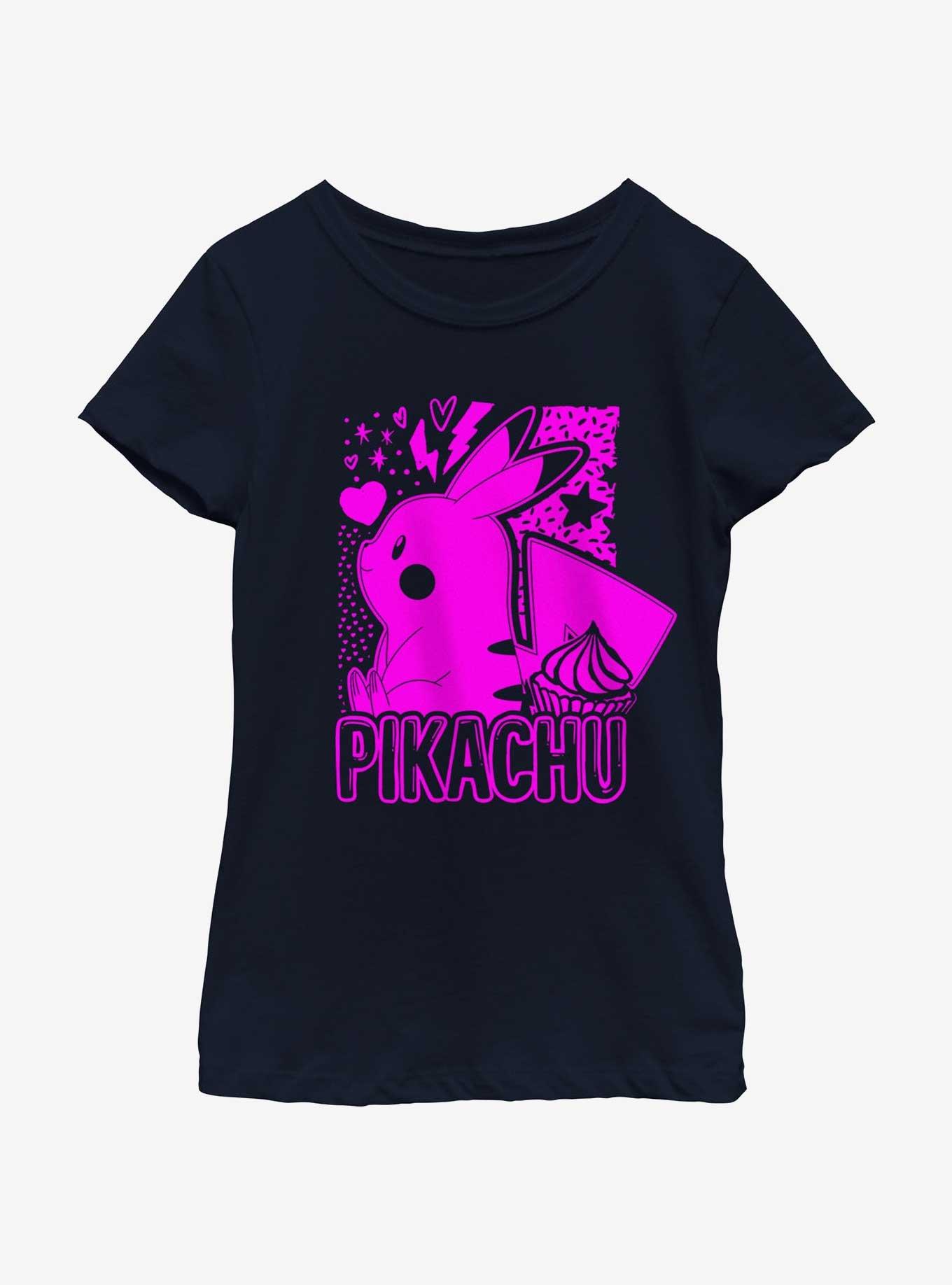 Pokemon Pikachu Sweet Neon Youth Girls T-Shirt, , hi-res