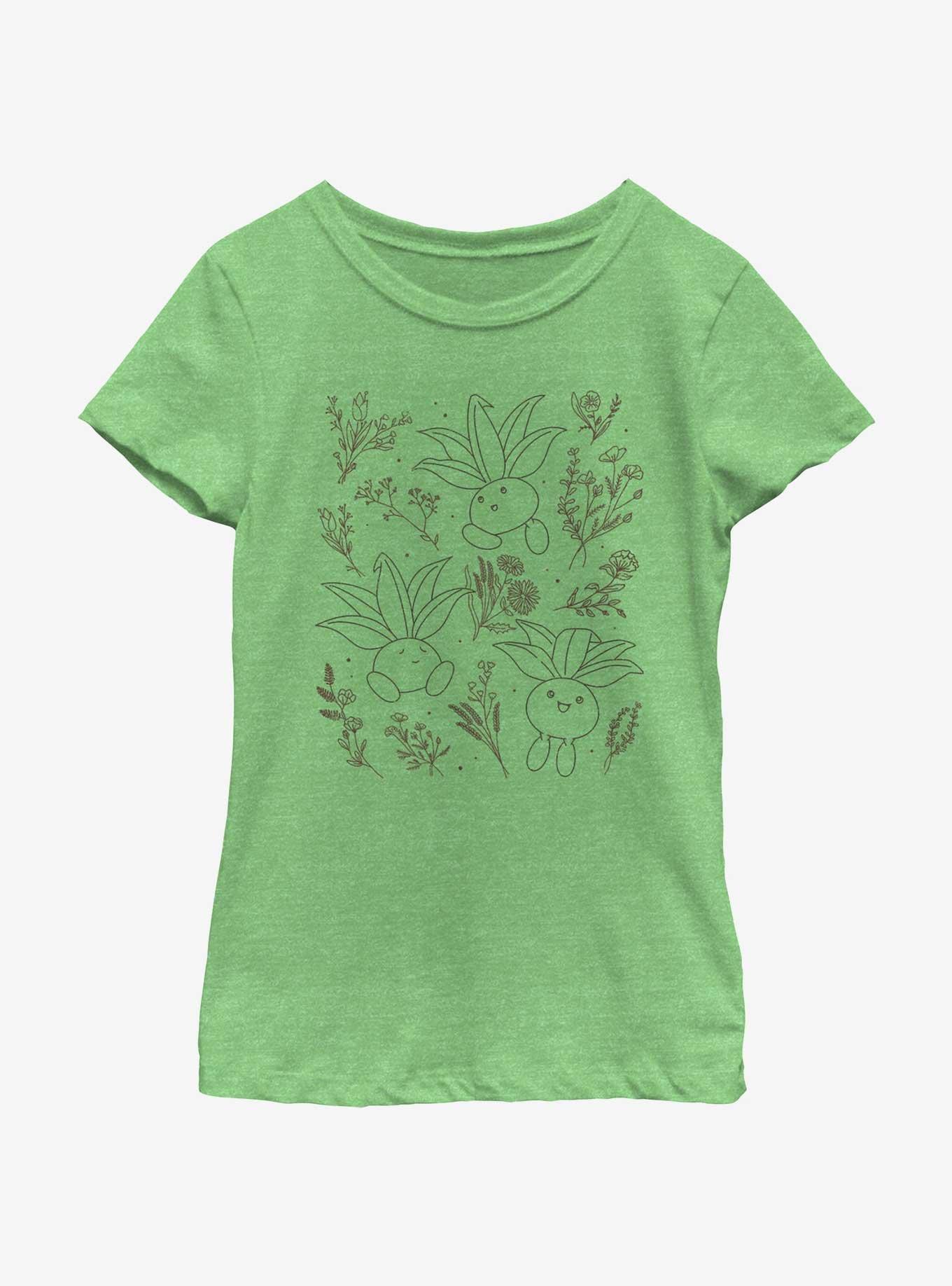 Pokemon Oddish Forest Flowers Youth Girls T-Shirt, , hi-res