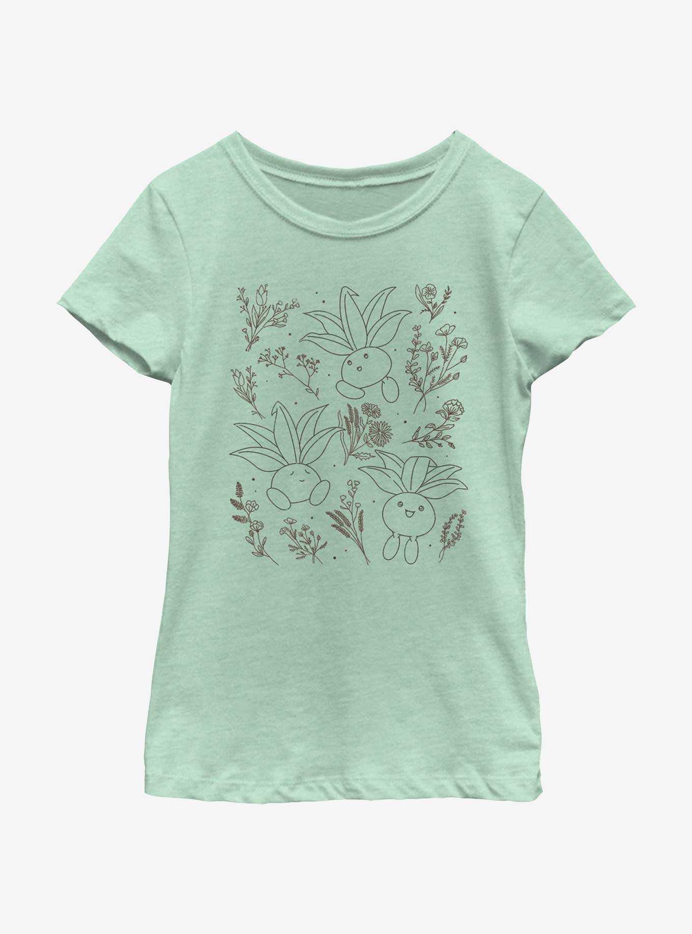 Pokemon Oddish Forest Flowers Youth Girls T-Shirt, , hi-res