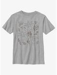 Pokemon Oddish Forest Flowers Youth T-Shirt, ATH HTR, hi-res