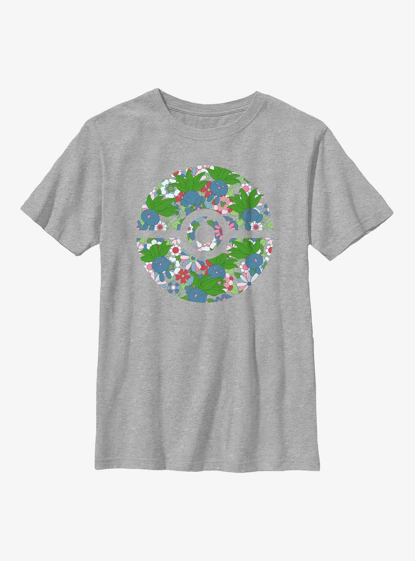 Pokemon Oddish Pokeball Logo Youth T-Shirt, , hi-res