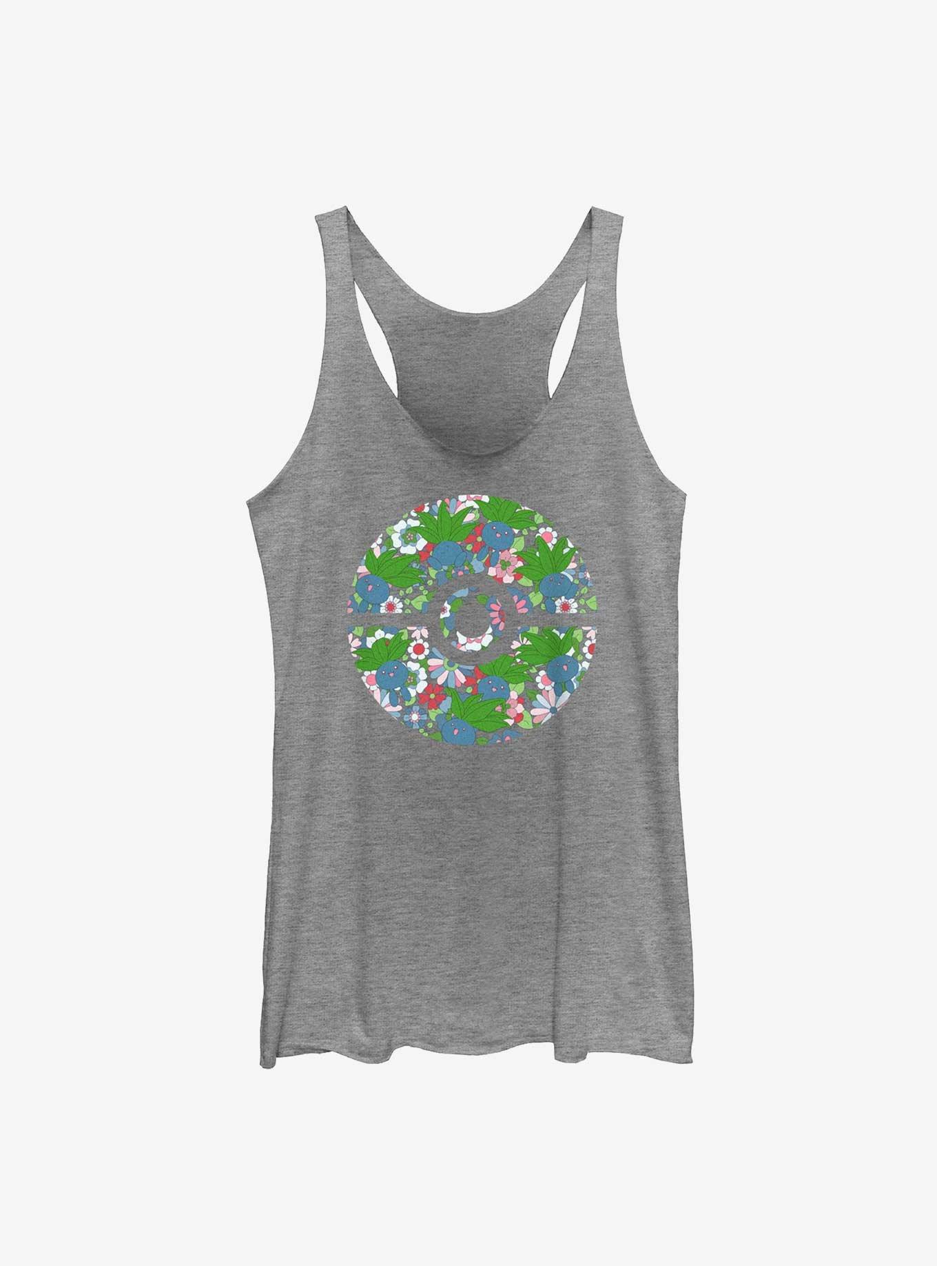 Pokemon Oddish Pokeball Logo Womens Tank Top, , hi-res