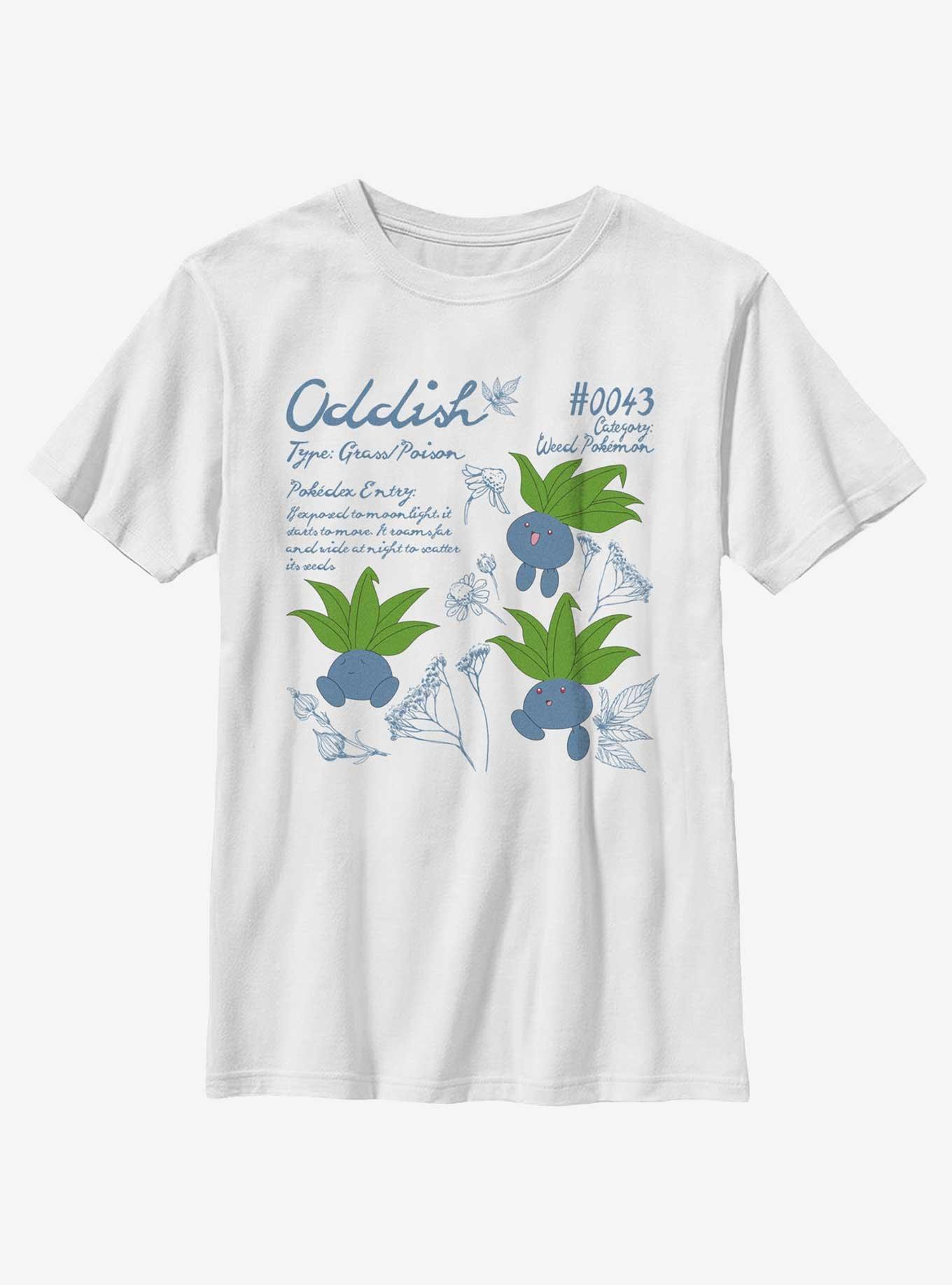 Pokemon Oddish Study Youth T-Shirt, , hi-res