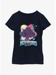 Pokemon Ghostly Mismagius Youth Girls T-Shirt, NAVY, hi-res