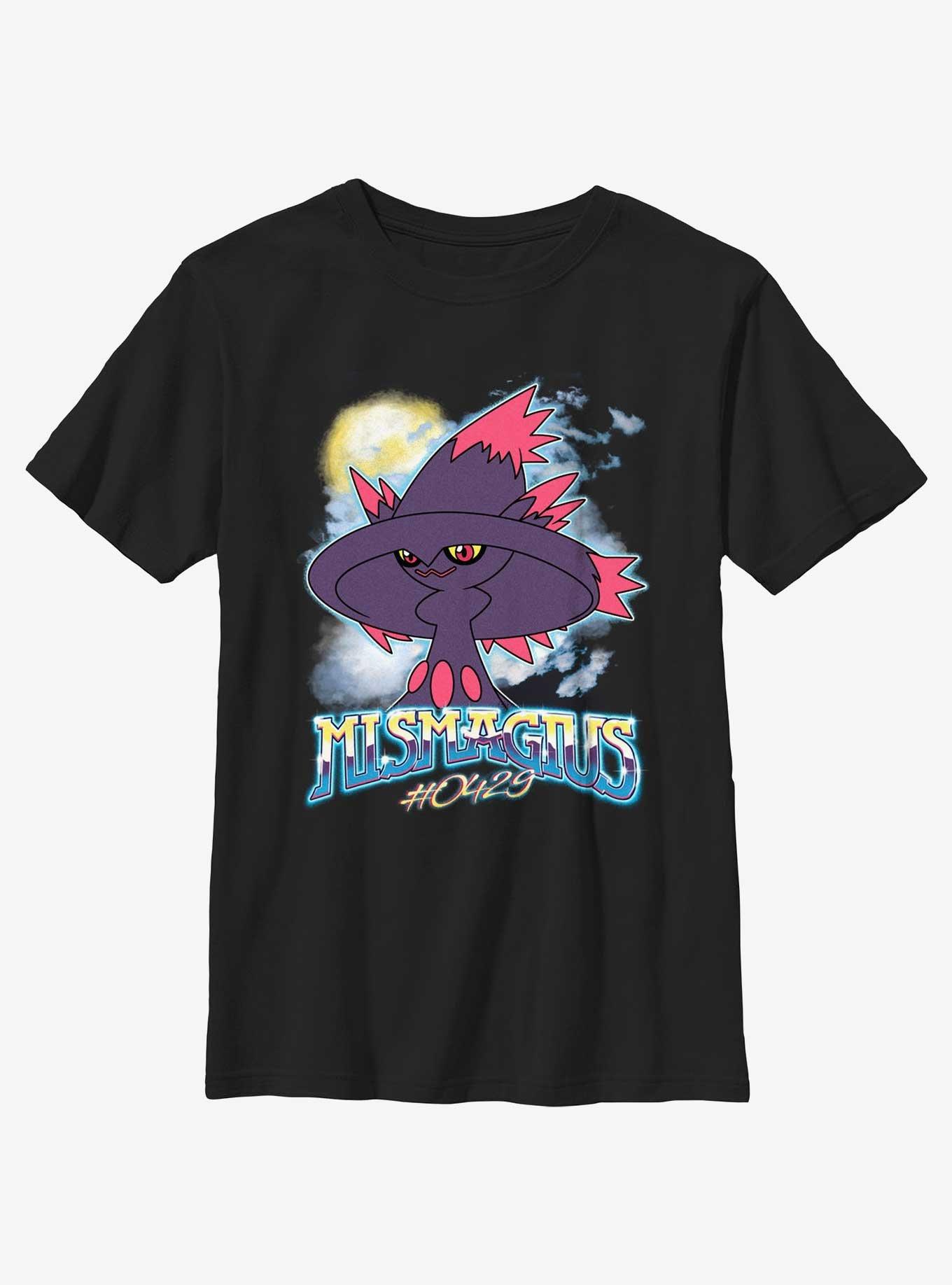 Pokemon Ghostly Mismagius Youth T-Shirt, BLACK, hi-res