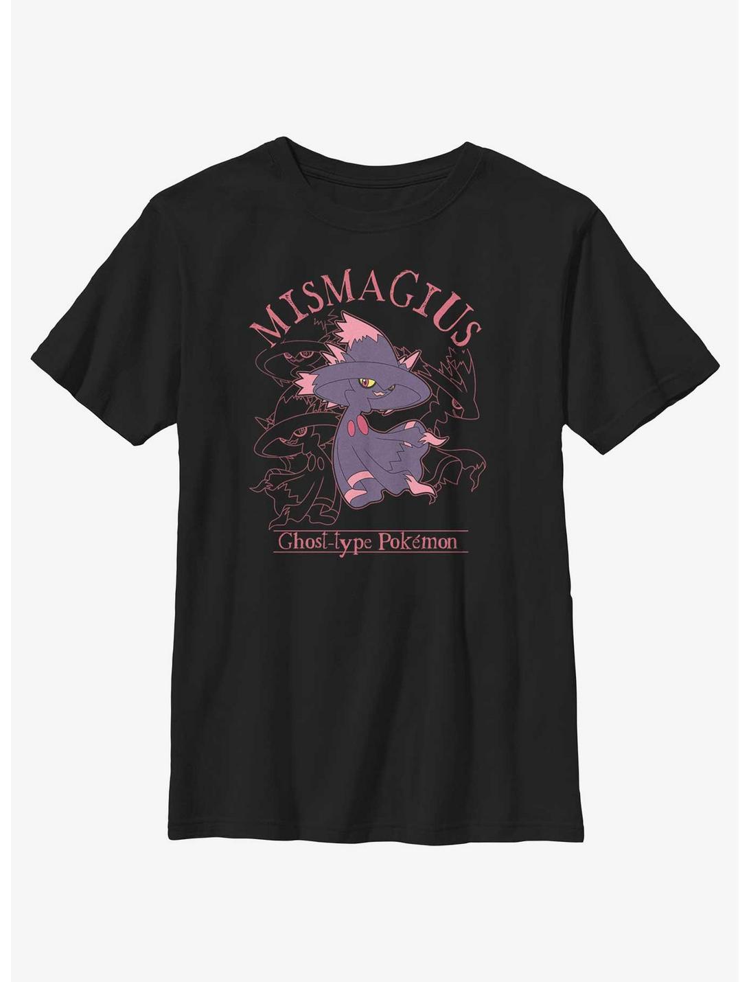 Pokemon Mismagius In The Woods Youth T-Shirt, BLACK, hi-res