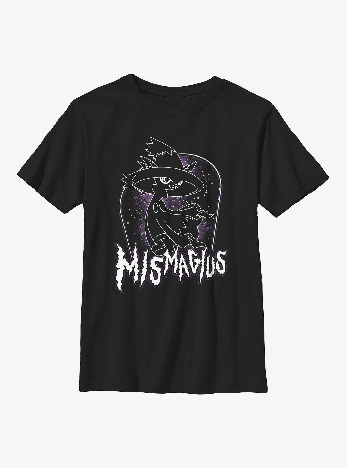 Pokemon Mismagius Lines Youth T-Shirt, BLACK, hi-res