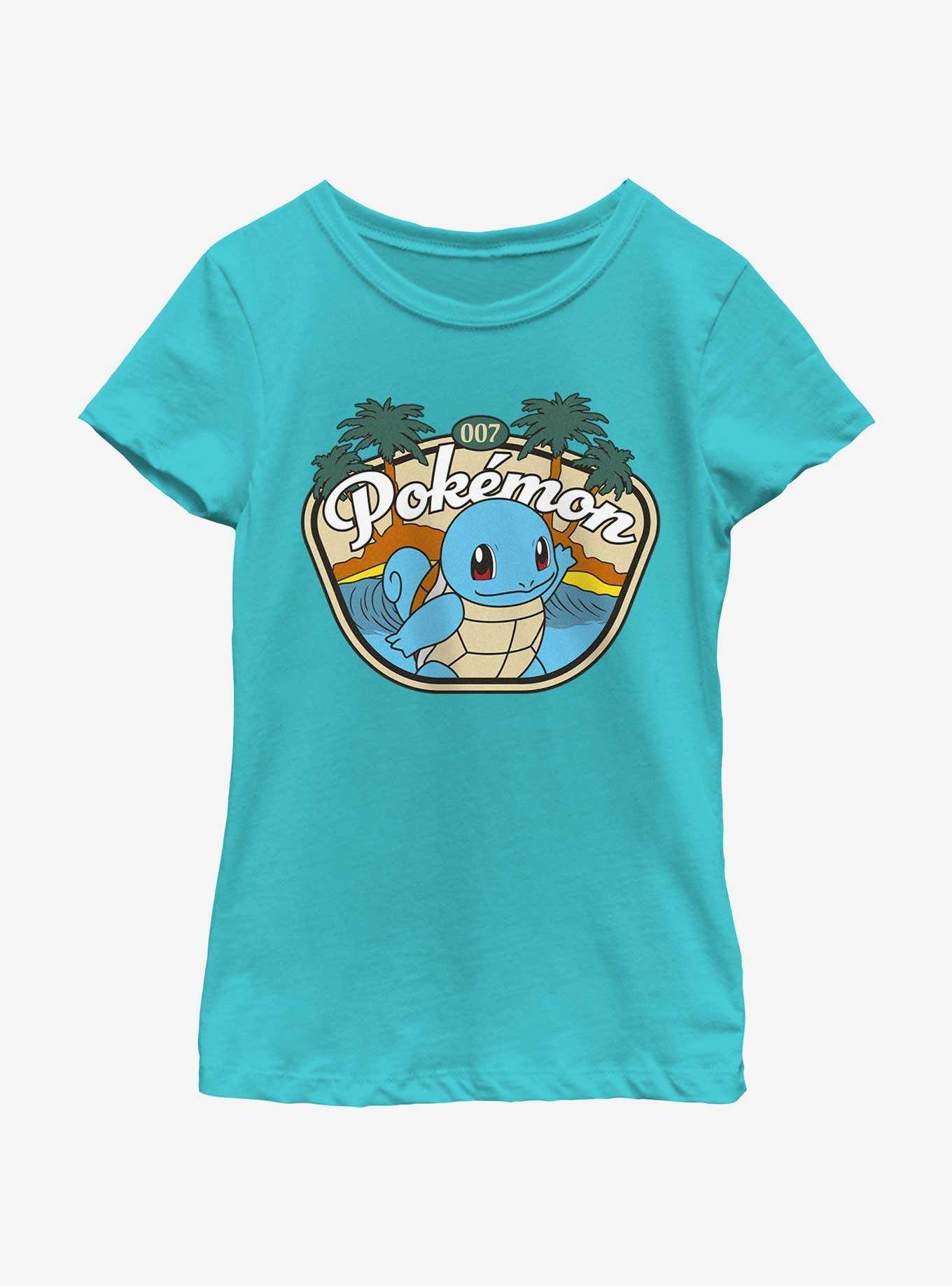 Pokemon Aquatic Squirtle Youth Girls T-Shirt, , hi-res